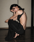 Aveline® Obsidian Étreinte Backless Gown Dress