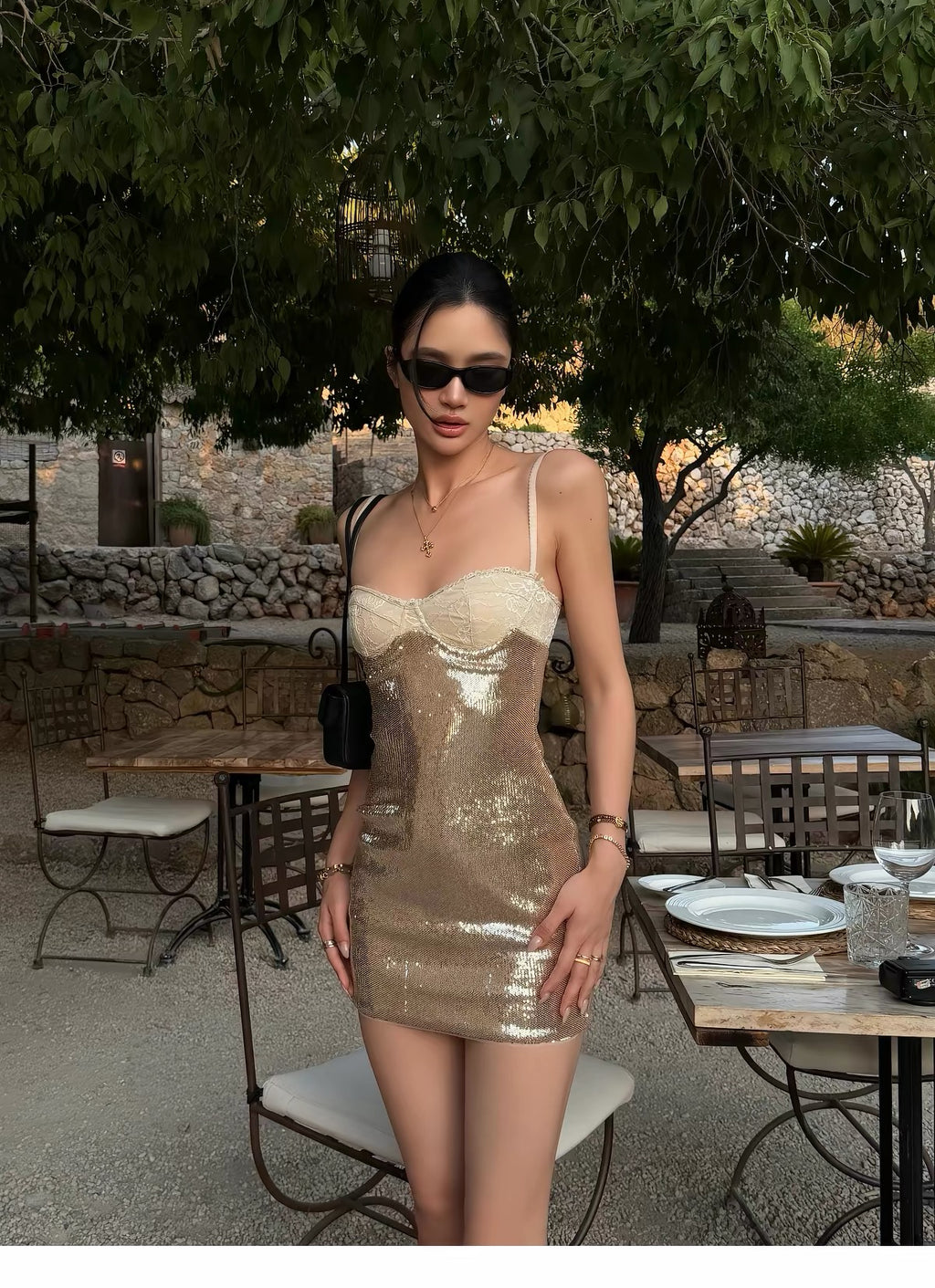 Aveline® Lumière Sequin Mini Dress