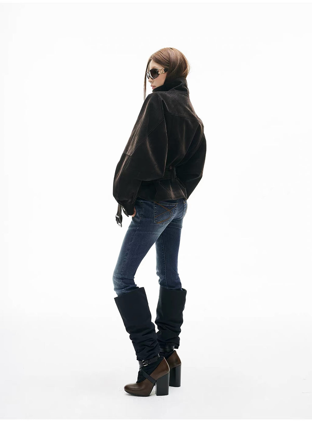 Aveline® Sabine High-Neck Belted Jacket